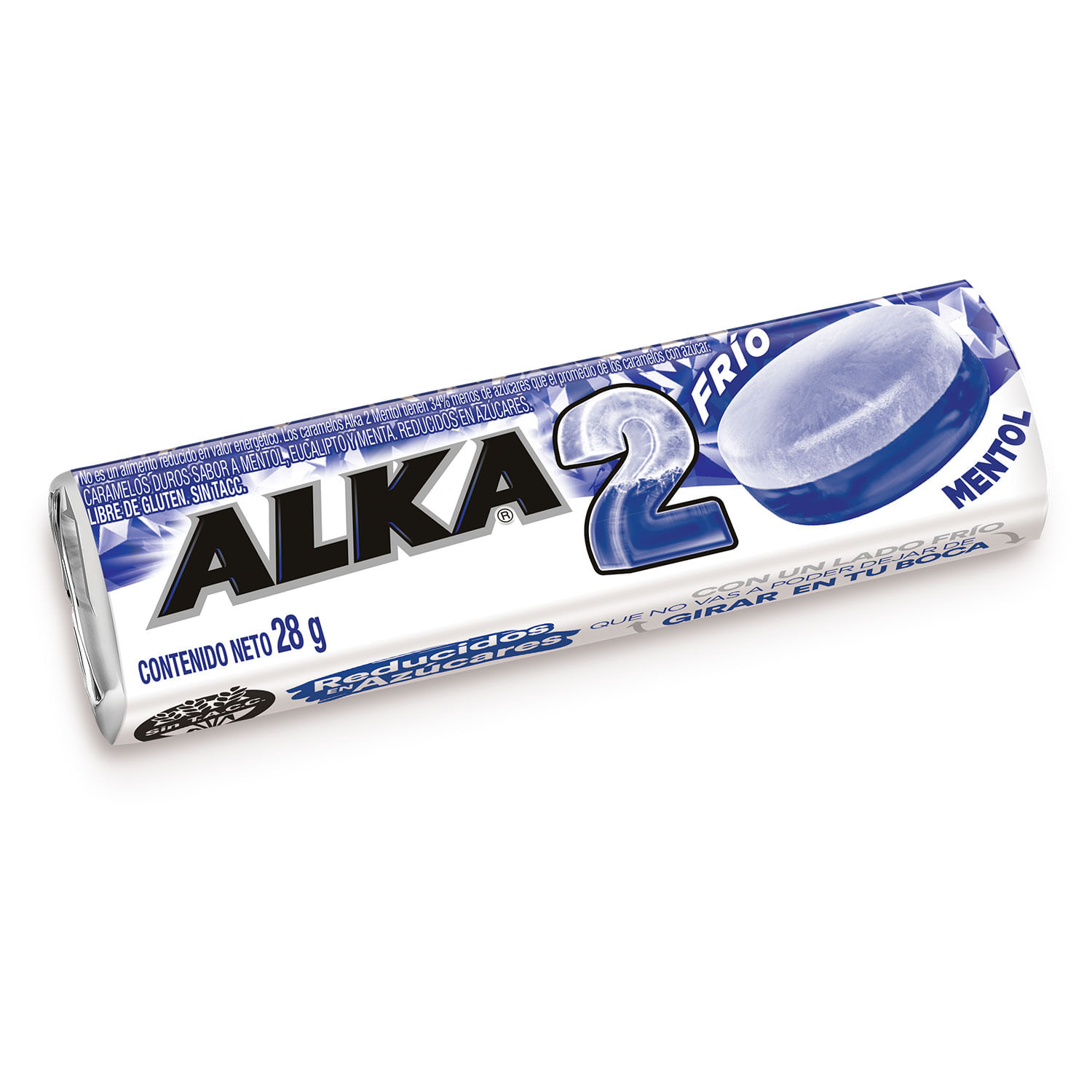 Alka Caramelo Mentol 348g