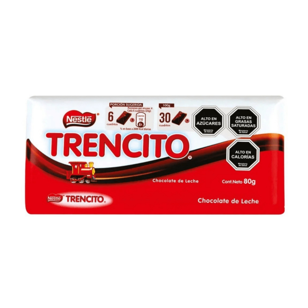 Chocolate Trencito Barra 80G