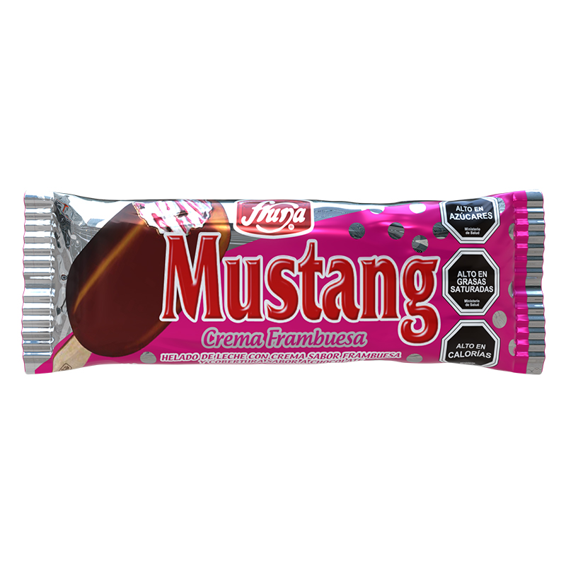 Fruna/Helado Mustan Frambx20