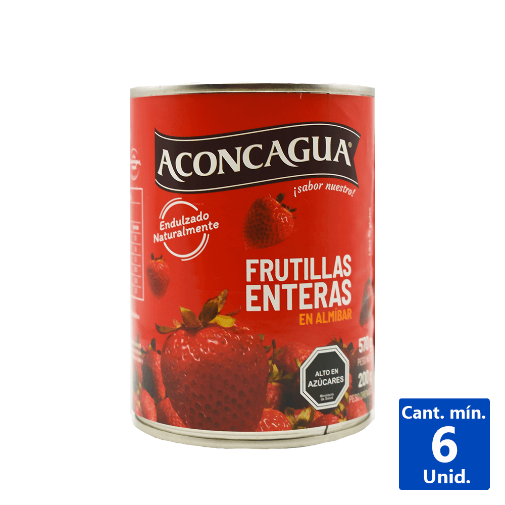 Frutillas Aconcagua  6x590g
