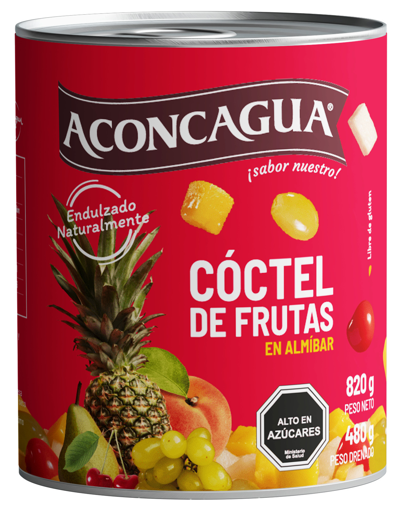 Coctel Frutas Aconcagua 6x820g