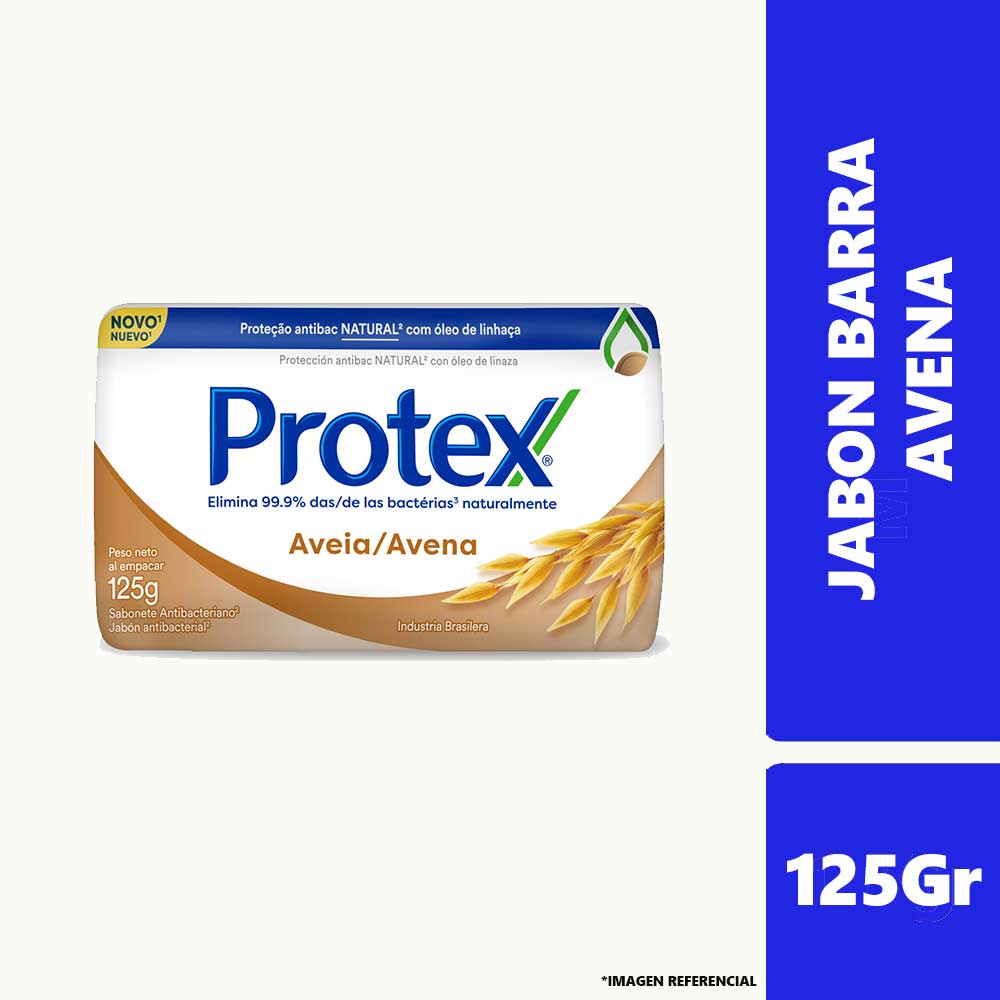 Jabon Barra Protex Aloe 125g