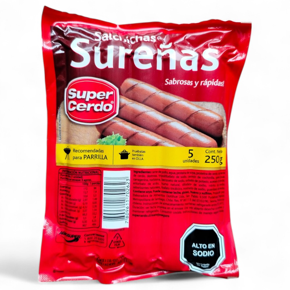 Vienesa La sureña S/Cerdo x5u