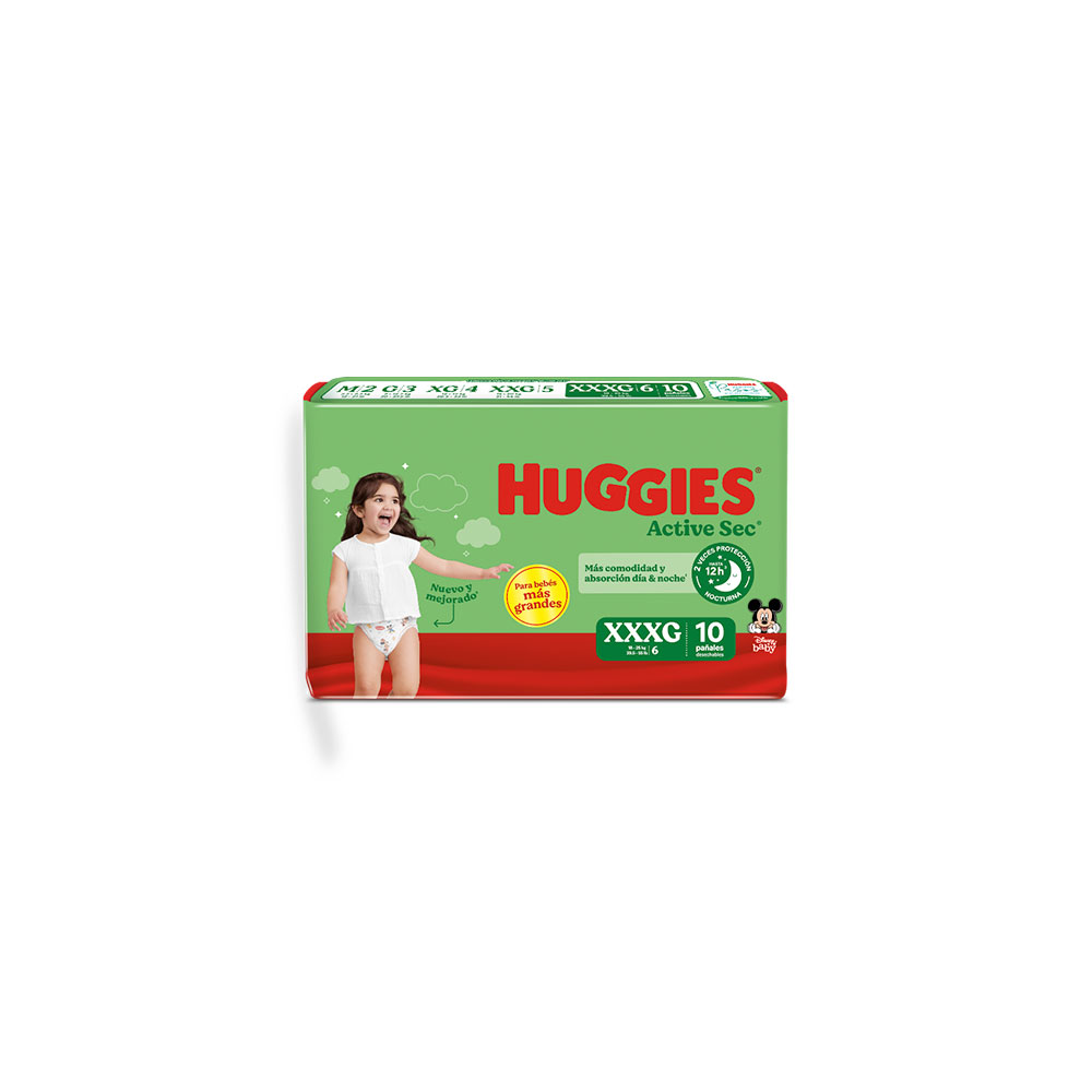 Pañal Huggies XXXG X 10u