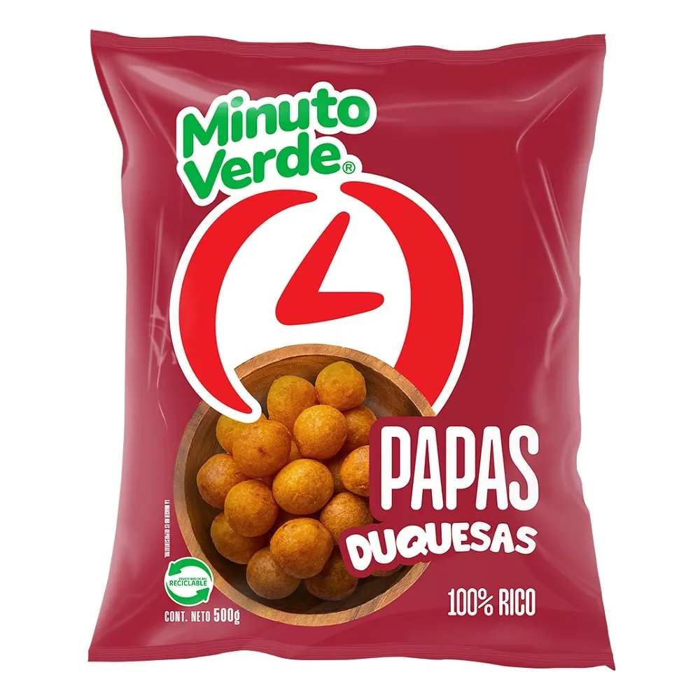 Papas Duquesa M/verde 500g