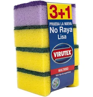 Virutex Esponja x4